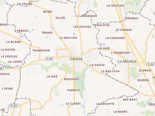 Plan de Gévezé