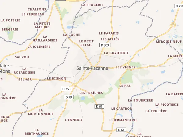Plan de Sainte-Pazanne
