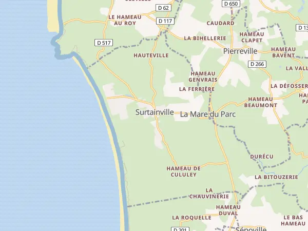 Plan de Surtainville