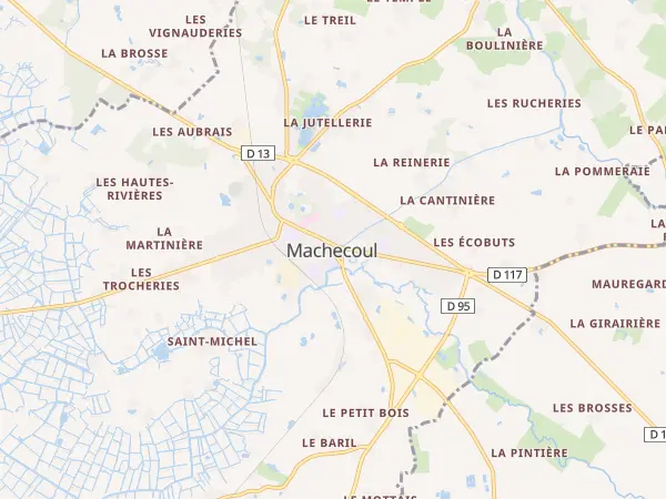 Plan de Machecoul-Saint-Même
