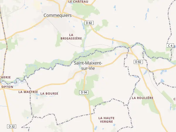 Plan de Saint-Maixent-sur-Vie