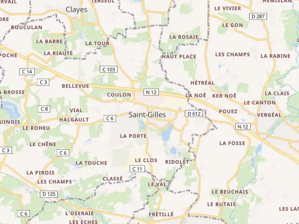 Plan de Saint-Gilles