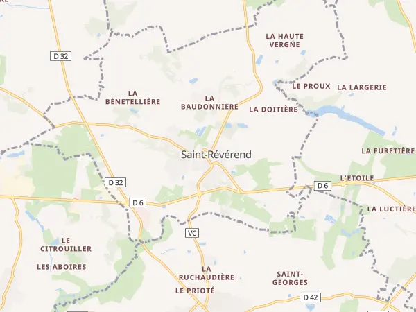 Plan de Saint-Révérend