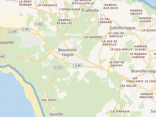 Plan de La Hague