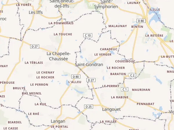 Plan de Saint-Gondran