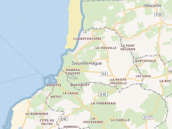 Plan de Siouville-Hague