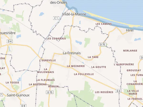 Plan de La Fresnais