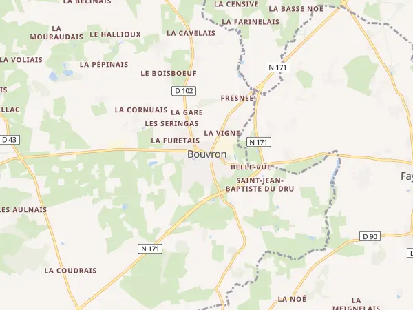 Plan de Bouvron
