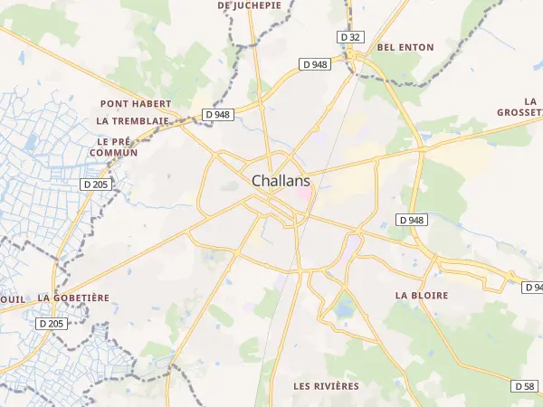 Plan de Challans