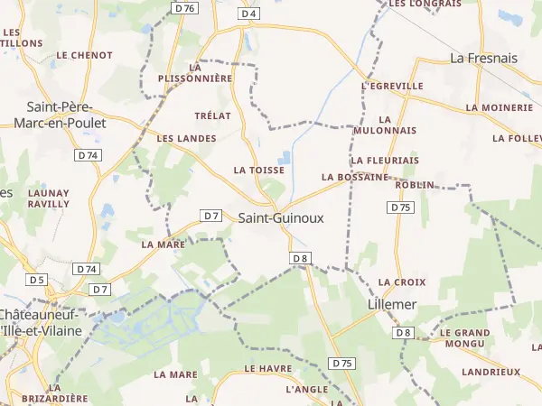 Plan de Saint-Guinoux