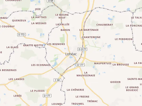 Plan de Lohéac