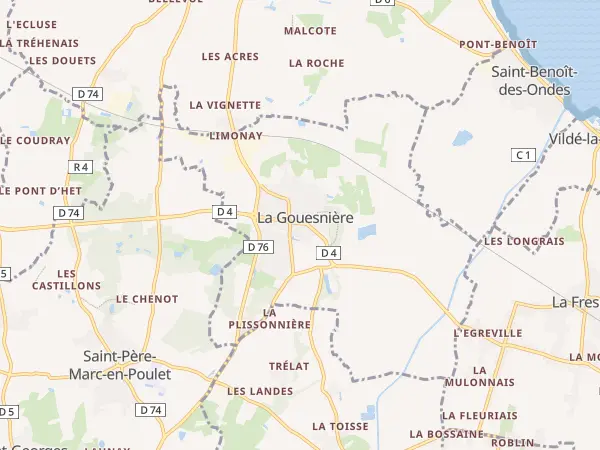 Plan de La Gouesnière