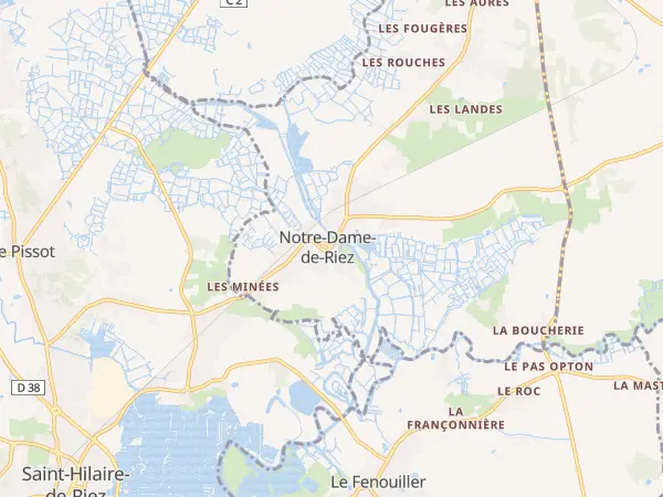 Plan de Notre-Dame-de-Riez