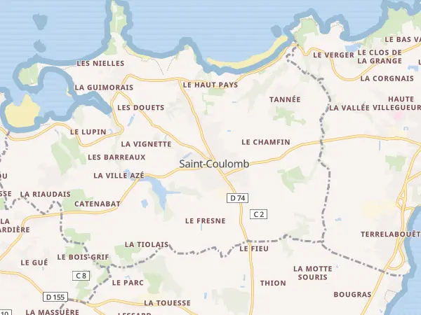 Plan de Saint-Coulomb