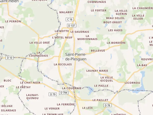 Plan de Mesnil-Roc’h