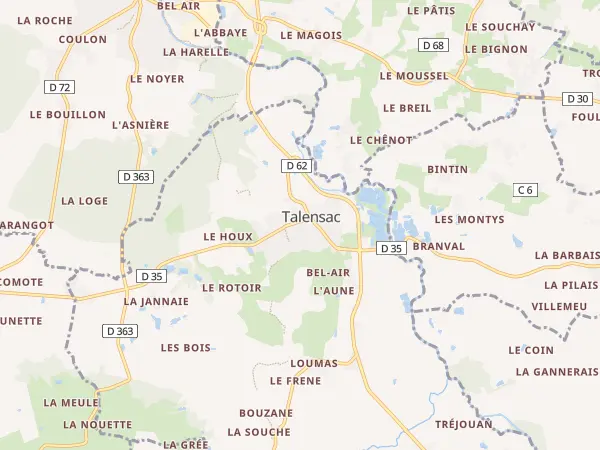 Plan de Talensac