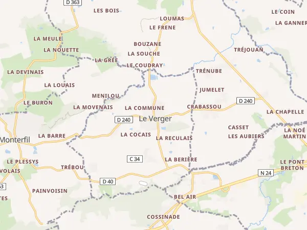 Plan du Verger