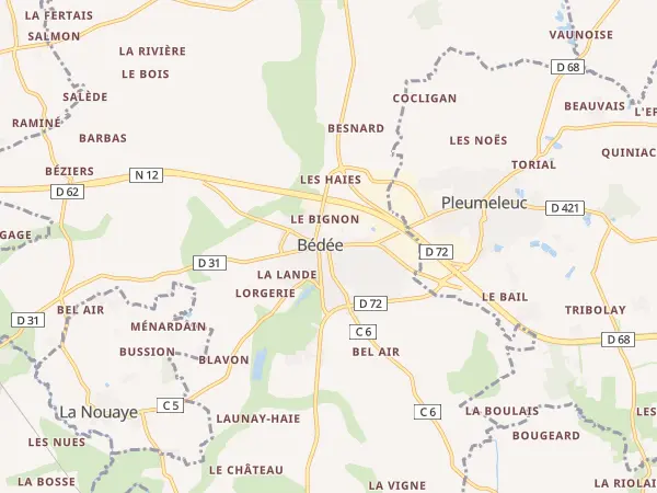 Plan de Bédée