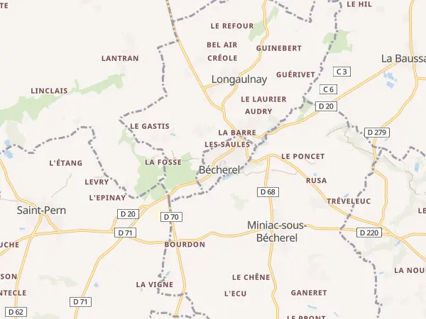 Plan de Bécherel