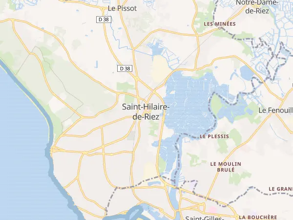 Plan de Saint-Hilaire-de-Riez