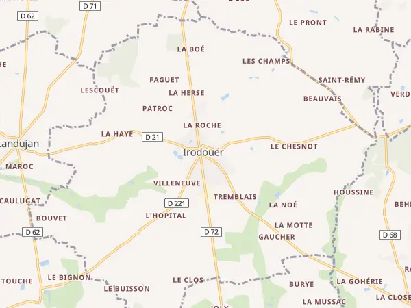 Plan de Irodouër