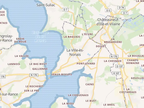 Plan de La Ville-ès-Nonais