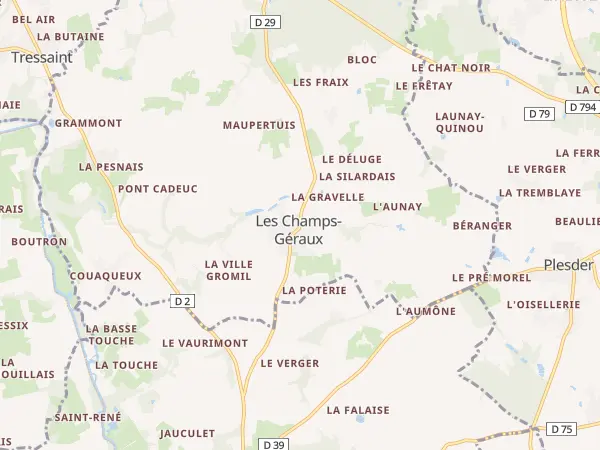 Plan des Champs-Géraux