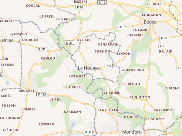 Plan de La Nouaye