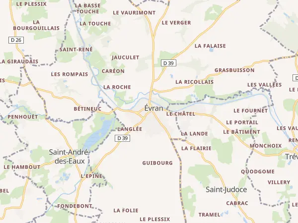 Plan de Évran