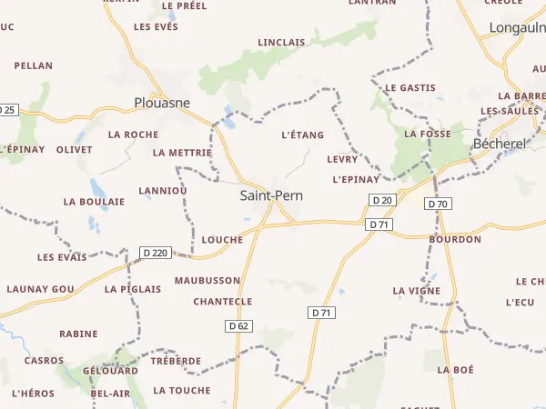 Plan de Saint-Pern