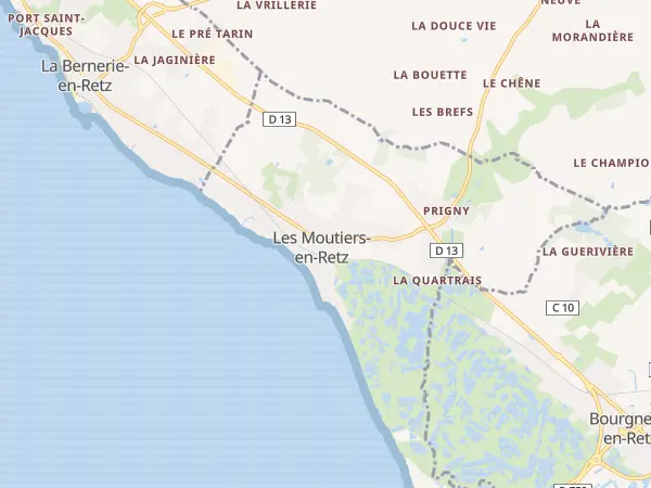 Plan des Moutiers-en-Retz