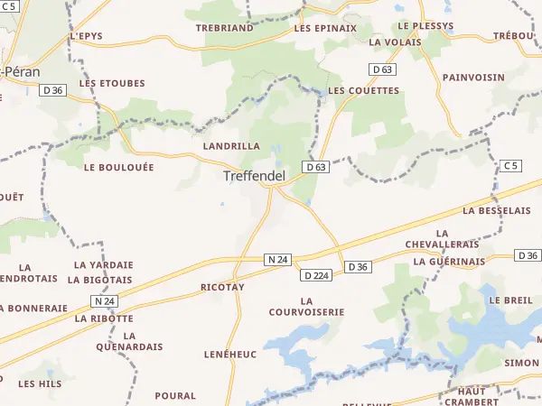 Plan de Treffendel