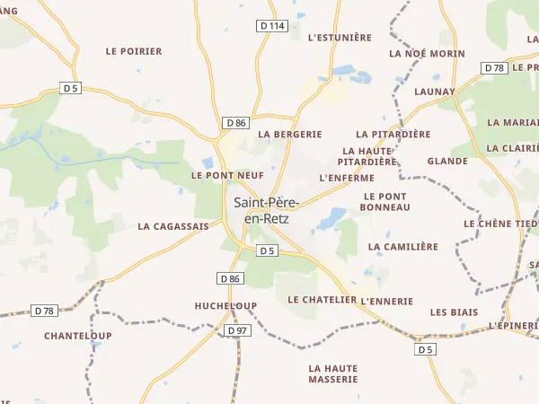 Plan de Saint-Père-en-Retz