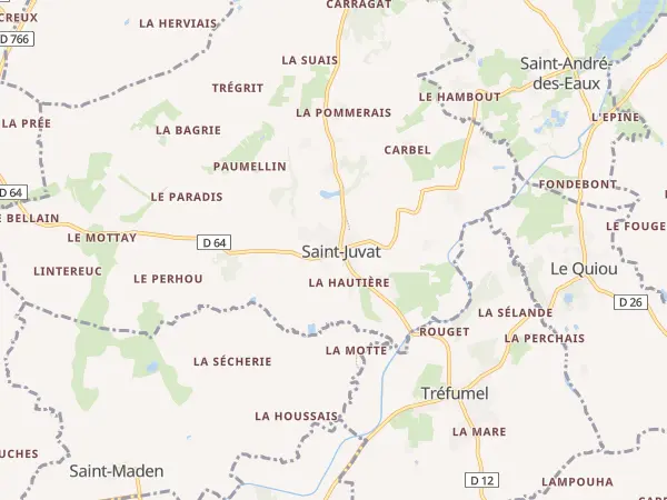 Plan de Saint-Juvat