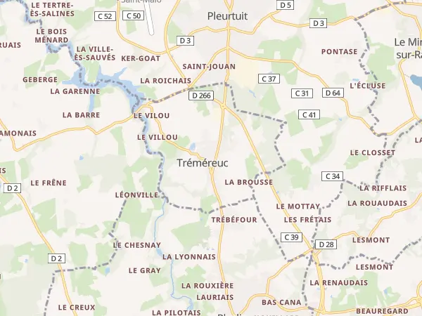 Plan de Tréméreuc