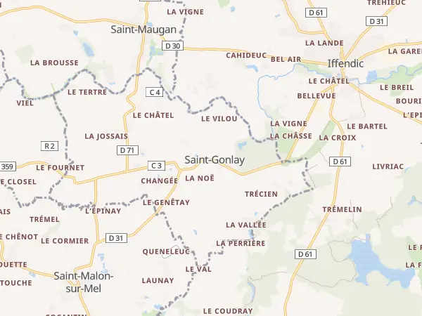 Plan de Saint-Gonlay