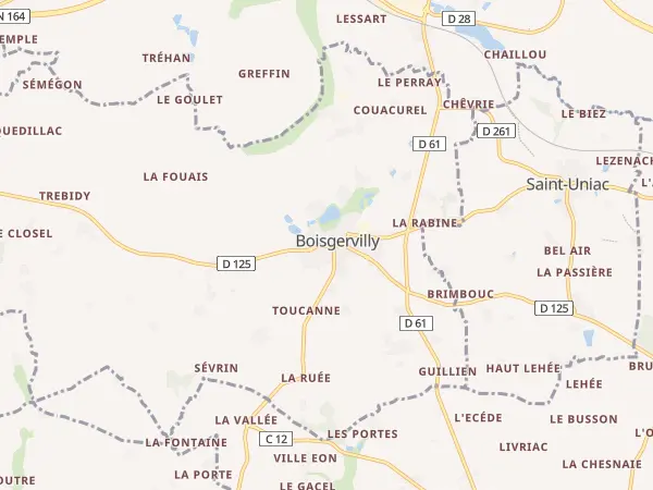 Plan de Boisgervilly