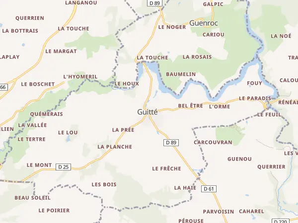 Plan de Guitté