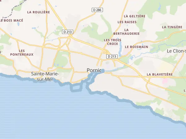 Plan de Pornic