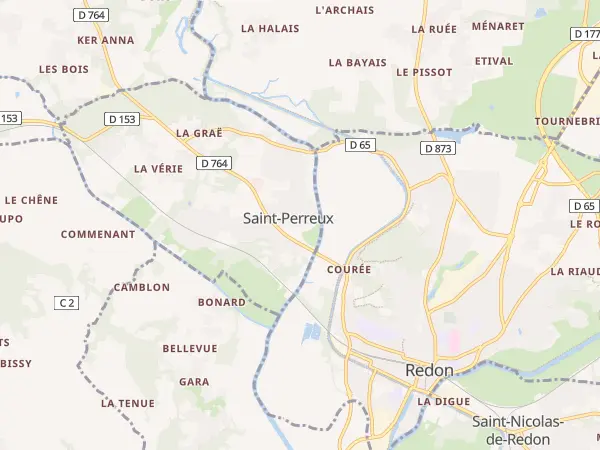 Plan de Saint-Perreux