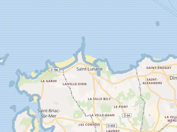 Plan de Saint-Lunaire