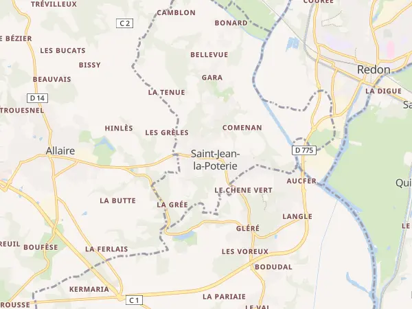 Plan de Saint-Jean-la-Poterie