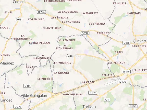 Plan de Aucaleuc