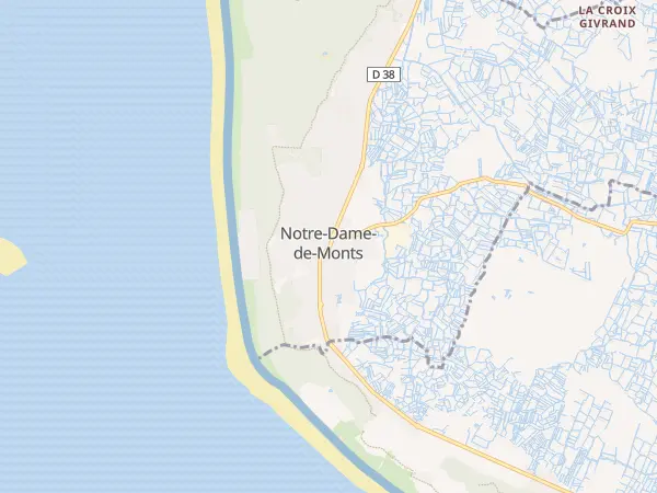 Plan de Notre-Dame-de-Monts