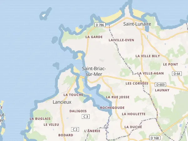 Plan de Saint-Briac-sur-Mer