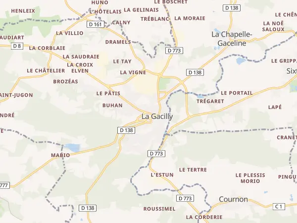 Plan de La Gacilly