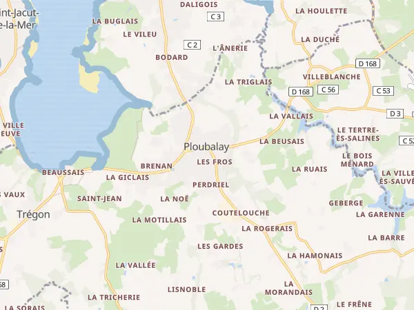 Plan de Beaussais-sur-Mer