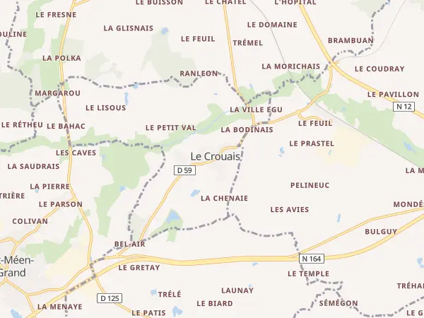 Plan du Crouais