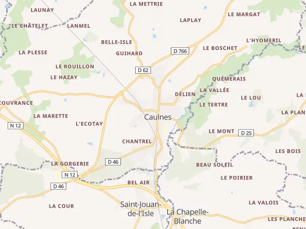 Plan de Caulnes
