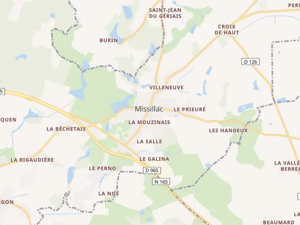 Plan de Missillac